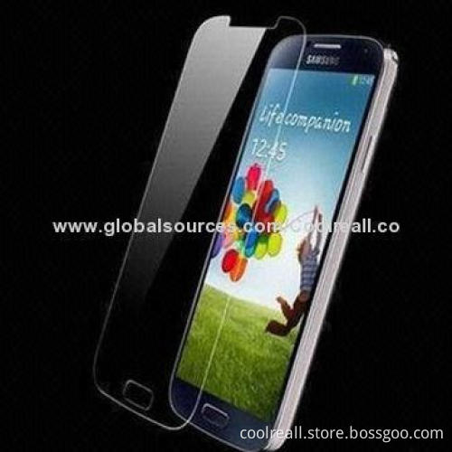 High-clear Tempered-glass Screen Protector for Samsung S4/S3, High-transparency Up to 99%